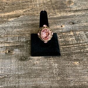 Heidi Daus Pink Statement Ring, 10